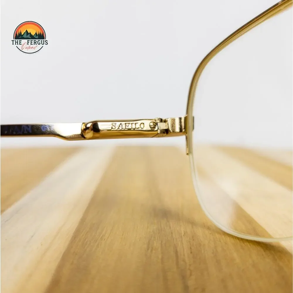 VTG Safilo ELASTA Italy Eyeglass Frames Tortoise Aviator 56[]16 / 5-5 / 3714A/N